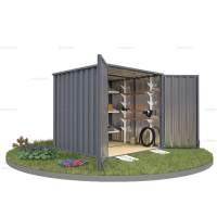 Контейнер SKOGGY секционный с плоской крышей 2 х 2 м