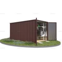 Контейнер SKOGGY секционный с плоской крышей 4 х 2 м