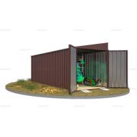 Контейнер SKOGGY секционный с односкатной крышей 6 х 2 м