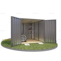 Контейнер SKOGGY секционный с плоской крышей 3 х 2 м