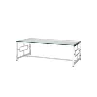 Журнальный стол 120*60 БРУКЛИН серебро