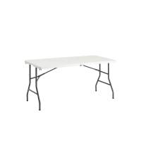 Стол складной чемодан 152*74*74 белый