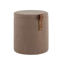 Пуф Руни S с ящиком вельвет коричневый