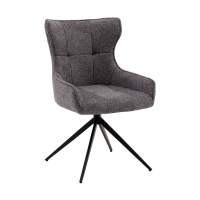 Стул Carlene вращающийся серый