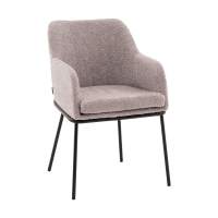 Стул с подлокотниками Кози new ткань букле серый Стул с подлокотниками Кози new ткань букле серый