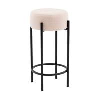 Стул барный Беккет букле бежевый