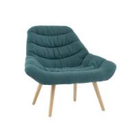 Кресло Олби Страйпс тёмно-бирюзовый в гостиную