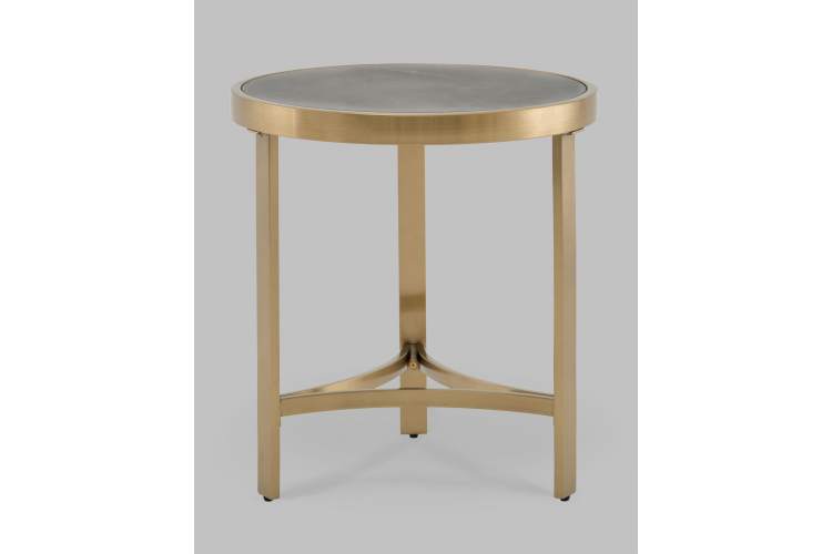 Журнальный столик Адриана 50*50 см серая керамика-1