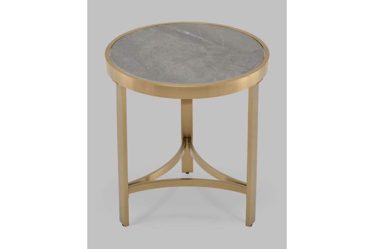 Журнальный столик Адриана 50*50 см серая керамика-3