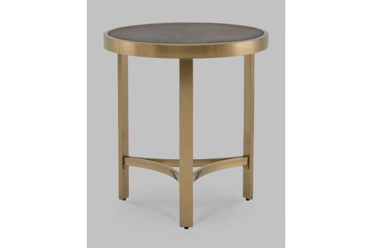 Журнальный столик Адриана 50*50 см серая керамика-2