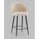 Стул полубарный Ханнингем букле бежевый