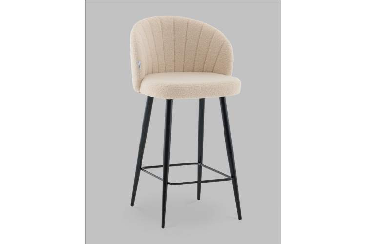 Стул полубарный Ханнингем букле бежевый-1