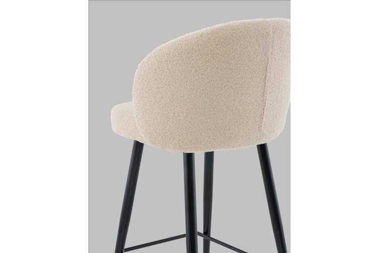 Стул полубарный Ханнингем букле бежевый-6