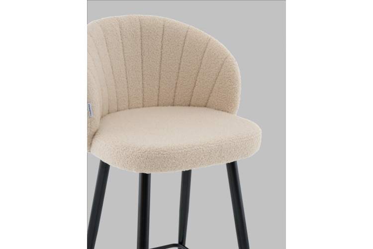 Стул полубарный Ханнингем букле бежевый-7