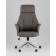 Кресло офисное TopChairs Neoma серый экокожа