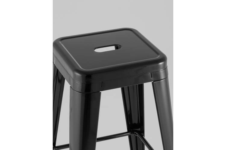 Стул барный TOLIX черный глянцевый KD-4