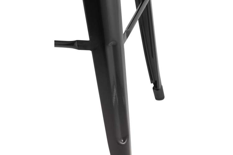 Стул барный TOLIX WOOD черный глянцевый-3