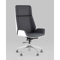 Кресло руководителя TopChairs Crown SN серо-голубой