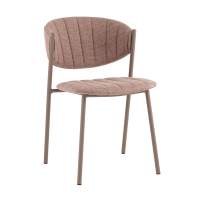 Стул Харпер ткань рогожка капучино каркас бежево-серый матовый Стул Харпер ткань рогожка капучино каркас бежево-серый матовый