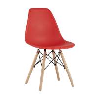 Стул Eames Style DSW красный (разборный каркас) Стул Eames Style DSW красный (разборный каркас)