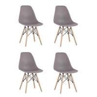 Стул Eames Style DSW темно-бежевый x4 (разборный каркас) Стул Eames Style DSW темно-бежевый x4 (разборный каркас)