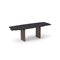 Стол обеденный Астарта раскладной 160-240х90 см керамика темная