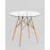 Стол Eames DSW NEW D80 стеклянный