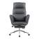 Кресло руководителя TopChairs Solid с оттоманкой серый