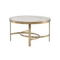 Журнальный столик Адриана 80*80 см светлая керамика