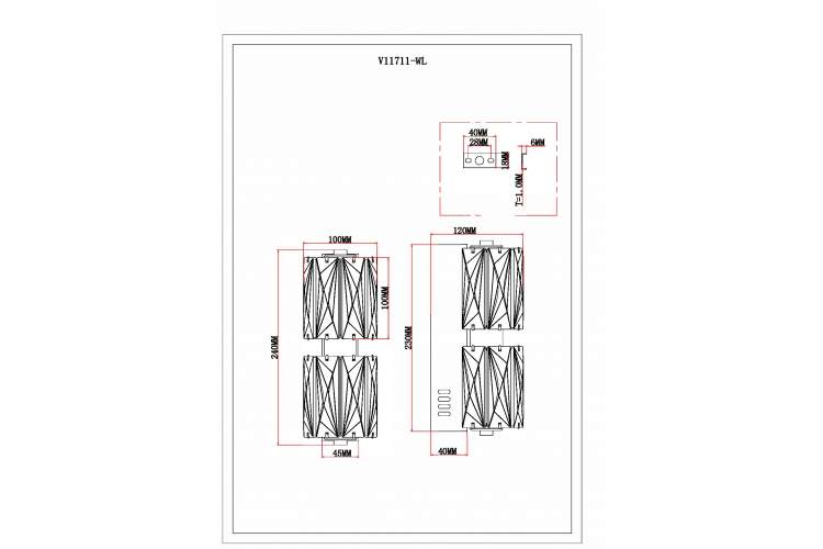 Светильник настенный светодиодный Moderli V11711-WL Prismique-7