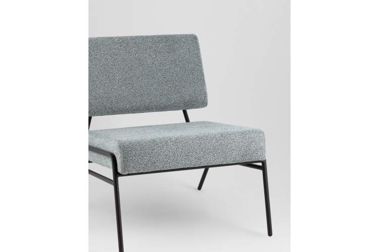 Кресло Теллинг шенилл серо-синий-7