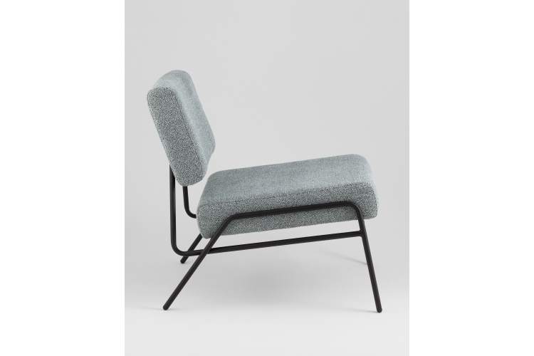 Кресло Теллинг шенилл серо-синий-3