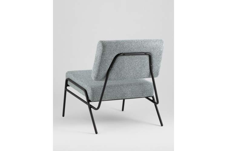 Кресло Теллинг шенилл серо-синий-5