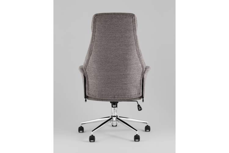 Кресло офисное TopChairs Neoma темно-серый ткань-4