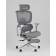 Кресло офисное TopChairs Prodigy с оттоманкой серый