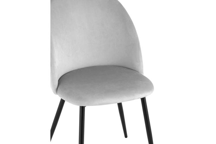 Стул Lilly велюр серебристый 4 шт.-7