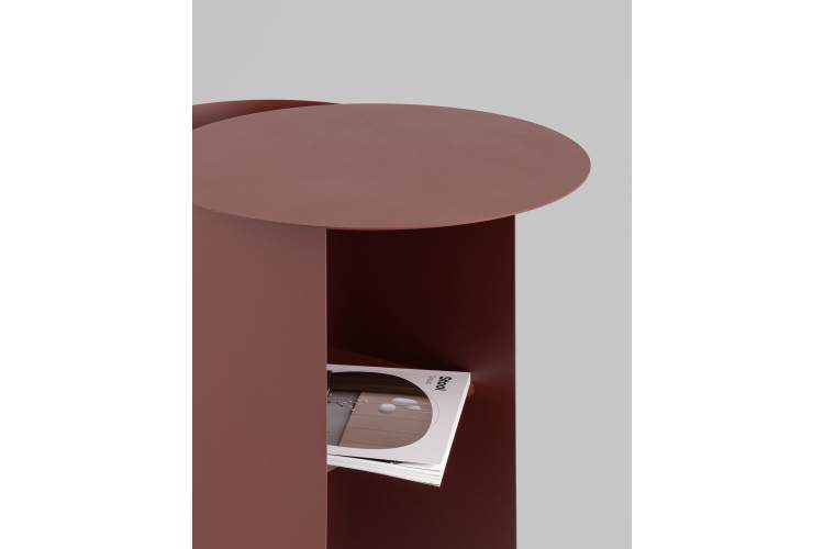 Журнальный столик Floire металл бордовый STOOL GROUP-7