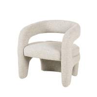 Кресло лаунж Bones серебристый