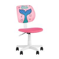 Кресло компьютерное детское ЛОЛО Mermaid Tail пластик белый в гостиную