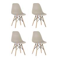 Стул Стул Eames Style DSW бежевый x4 (разборный каркас) Стул Стул Eames Style DSW бежевый x4 (разборный каркас)