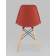 Стул Eames Style DSW терракотовый x4 (разборный каркас)