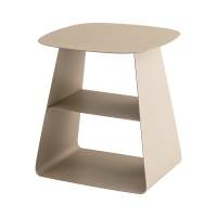 Журнальный столик Leyre металл бежевый