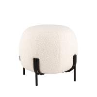 Пуф Флик new ткань букле молочный