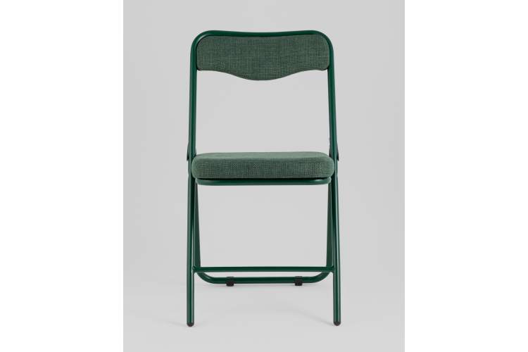 Стул складной Джонни рогожка зеленая каркас зеленый-2