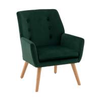 Кресло Райт тёмно-зелёный в гостиную
