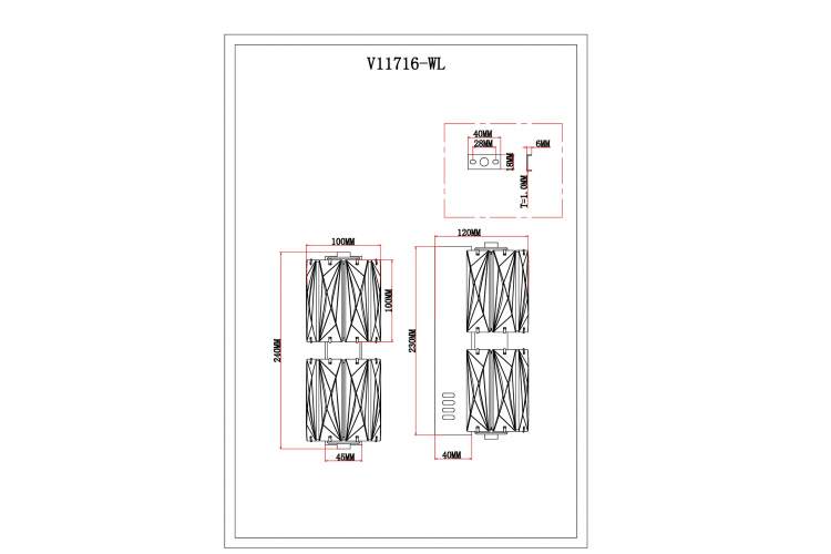 Светильник настенный светодиодный Moderli V11716-WL Prismique-7