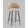 Стул полубарный Ханнингем велюр бежевый