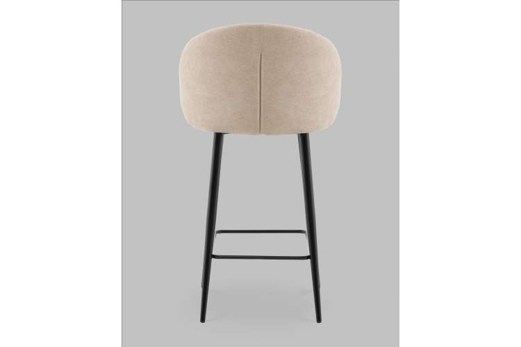 Стул полубарный Ханнингем велюр бежевый-4