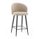 Стул полубарный Ханнингем велюр бежевый