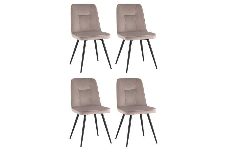 Стул Hedd велюр капучино 4 шт.